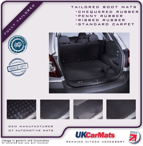 Genuine Hitech VW Golf MK7 Hatchback Upper Level 2012-2020 Carpet / Rubber Dog / Golf / Pets Boot Liner Mat