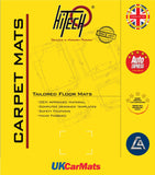 Citroen Xantia 1993-2001 Black Premium Carpet Tailored Car Mats HITECH