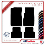 Cadillac CTS 2003-2007 Black Tailored Carpet Car Mats HITECH