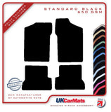 Fiat Siecento 1998-2003 Black Tailored Carpet Car Mats HITECH
