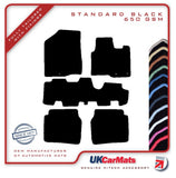 Hyundai Santa Fe (7 Seat) 2010-2012 Black Tailored Carpet Car Mats HITECH