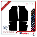 Lancia Delta 1979-1984 Black Tailored Carpet Car Mats HITECH