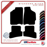 Mazda MX6 1992-1998 Black Tailored Carpet Car Mats HITECH