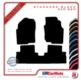 Nissan Tino 2000-2004 Black Tailored Carpet Car Mats HITECH