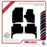 Porsche Cayenne 1st generation (Round Fixings) 2003-2010 Black Tailored Carpet Car Mats HITECH