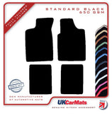 Renault Clio I 1991-1998 Black Tailored Carpet Car Mats HITECH