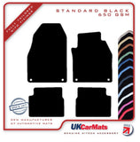 Saab 9/3 Saloon/Estate 2002-2011 Black Tailored Carpet Car Mats HITECH