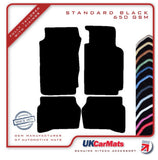 Toyota Corolla 1987-1992 Black Tailored Carpet Car Mats HITECH