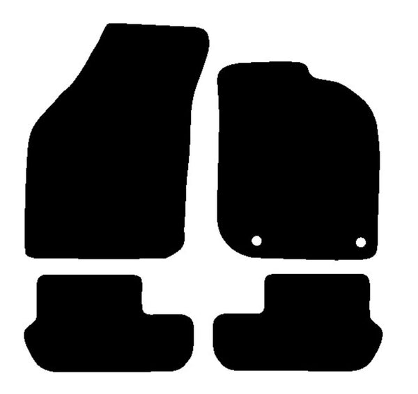 Ford Ka 1996-2008 Black Premium Carpet Tailored Car Mats NV HITECH