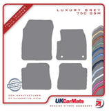 Citroen Ë-C4 Electric 2021 onwards Grey Luxury Velour Tailored Car Mats HITECH