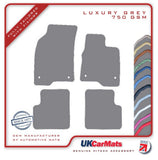 Fiat Panda 2015 onwards Grey Luxury Velour Tailored Car Mats HITECH