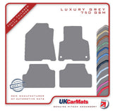 Kia Soul EV 2020 onwards Grey Luxury Velour Tailored Car Mats HITECH