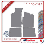 Renault Clio II 1998-2001 Grey Luxury Velour Tailored Car Mats HITECH