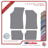 Skoda Felica 1996-2002 Grey Luxury Velour Tailored Car Mats HITECH