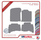 Toyota Landcruiser LC3 2010 onwards Grey Luxury Velour Tailored Car Mats HITECH