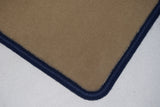Isuzu D-Max V-Cross Separate Rears 2021 onwards Beige Luxury Velour Tailored Car Mats HITECH