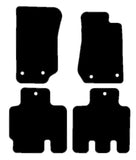 Jeep Wrangler 4Dr (JK) Double Eyelet 2007-2017 Black Premium Carpet Tailored Car Mats NV HITECH
