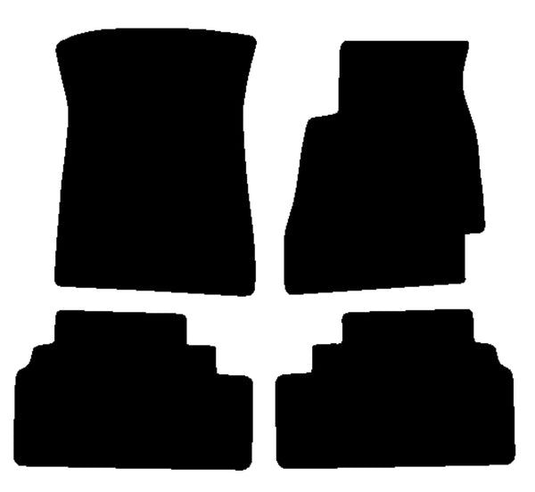 Lexus RX 2000-2003 Black Premium Carpet Tailored Car Mats NV HITECH