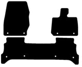 Land Rover Range Rover L460 SWB 3 Pce 2022 onwards Black Premium Carpet Tailored Car Mats NV HITECH