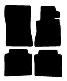 Mercedes S Class (W126) Saloon SWB 1982-1992 Black Premium Carpet Tailored Car Mats NV HITECH