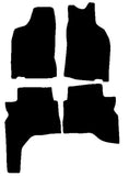 Mitsubishi Challenger 1998-2001 Black Premium Carpet Tailored Car Mats NV HITECH