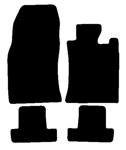 Mini Convertible R52 2004-2008 Black Premium Carpet Tailored Car Mats NV HITECH