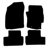 Mitsubishi Lancer Automatic 2008-2017 Black Premium Carpet Tailored Car Mats NV HITECH