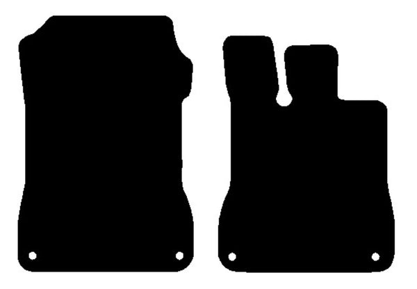 Mercedes SL (R231) 2 Seater 2011 onwards Black Premium Carpet Tailored Car Mats NV HITECH