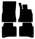 Mercedes S Class (W222) Saloon LWB 2013-2020 Black Premium Carpet Tailored Car Mats NV HITECH