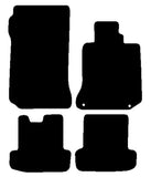 Mercedes C Class (W204) Coupe Manual 2011-2015 Black Premium Carpet Tailored Car Mats NV HITECH