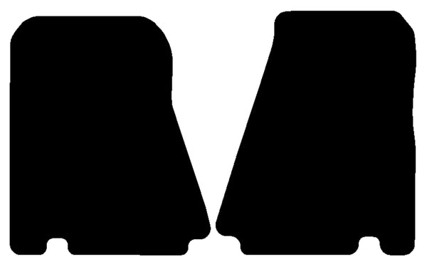 Mercedes 190SL (W121) 1955-1963 Black Premium Carpet Tailored Car Mats NV HITECH