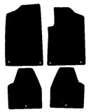 Peugeot 607 2000-2006 Black Premium Carpet Tailored Car Mats NV HITECH