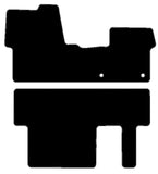 Peugeot Traveller Van Incl 2nd Row 2016 onwards Black Premium Carpet Tailored Van Mats HITECH