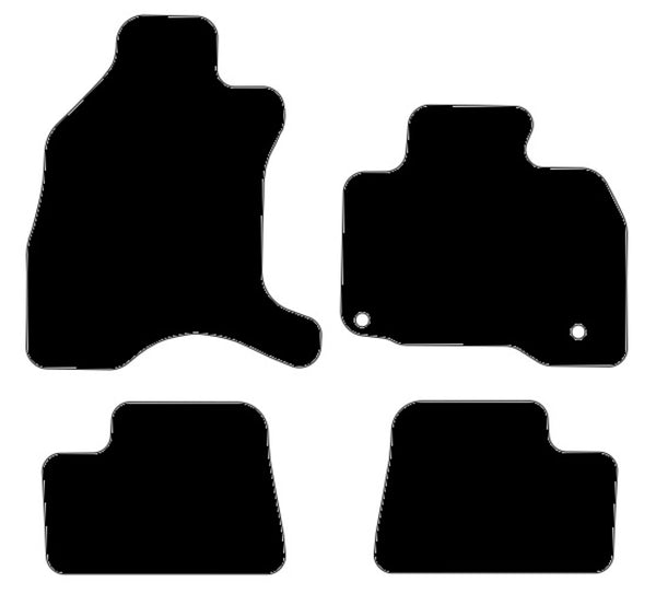 Peugeot iON 2010-2014 Black Premium Carpet Tailored Car Mats NV HITECH