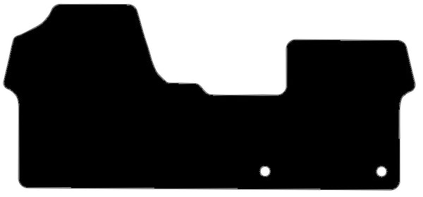 Peugeot Expert 2016 onwards Black Tailored Carpet Car Van Mats HITECH