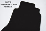 Vauxhall Meriva 2003-2010 Black Premium Carpet Tailored Car Mats HITECH