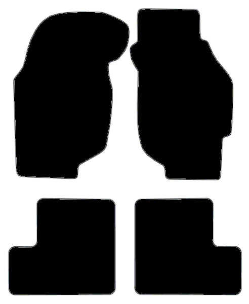 Rover 200/400 + Coupe 1990-1995 Black Tailored Carpet Car Mats NV HITECH