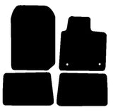 Renault Twingo 2007-2014 Black Premium Carpet Tailored Car Mats NV HITECH