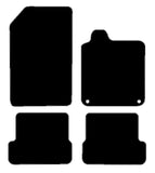 Renault Laguna Coupe 2008-2012 Black Premium Carpet Tailored Car Mats NV HITECH