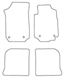 Audi 100 1991-1994 Tailored VS Rubber Car Mats