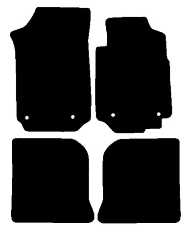 Audi 100 1991-1994 Tailored Premium Carpet Car Mats HITECH