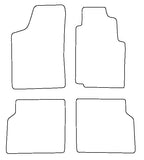 Audi 100 1983-1992 Tailored VS Rubber Car Mats