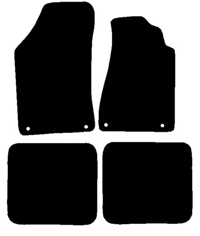 Audi 80 / 90 1992-1995 Tailored Standard Carpet Car Mats HITECH