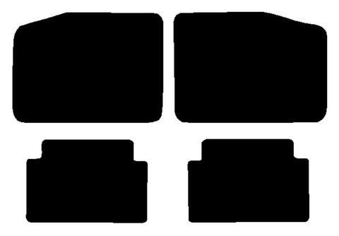 Renault Alpine GTA V6 Turbo 1986-1992 Tailored Premium Carpet Car Mats HITECH