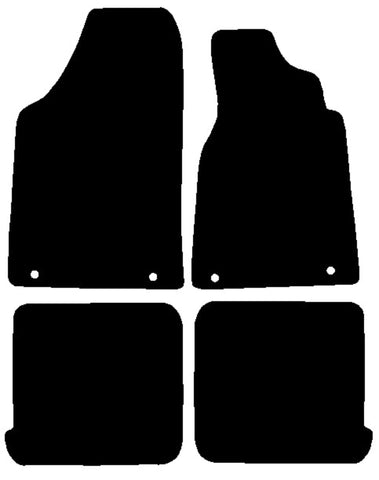 Audi 80 / 90 1987-1992 Tailored Standard Carpet Car Mats HITECH