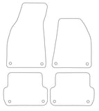 Audi A4 (B6) 2001-2005 Tailored VS Rubber Car Mats