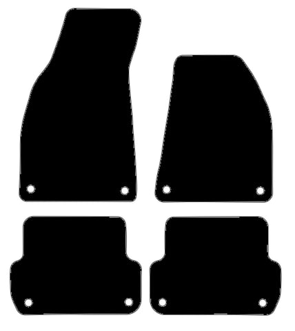 Audi A4 (B6) 2001-2005 Tailored Luxury Carpet Car Mats HITECH
