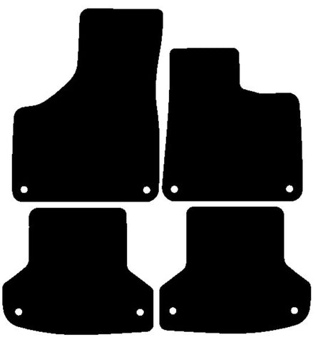 Audi A3 (S3) 2003-2012 Tailored Luxury Carpet Car Mats HITECH