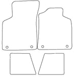 Audi TT Coupe Mk1 FWD 2004-2006 Tailored VS Rubber Car Mats