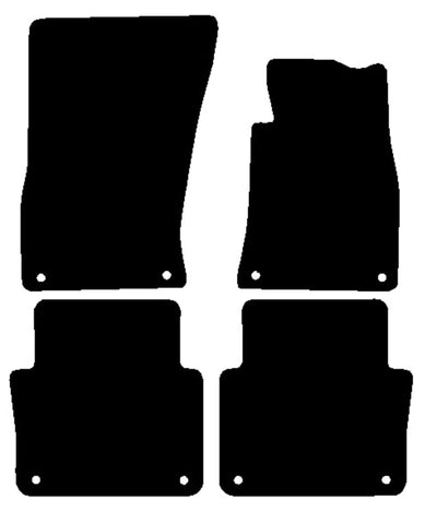 Audi A8 SWB 2003-2010 Tailored Luxury Carpet Car Mats HITECH